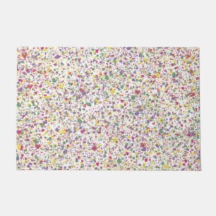 Paillasson Peinture colorée pour coeur, Abstraite