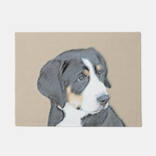 Paillasson Peinture de Chien de Montagne bernois - Art origin