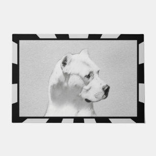 Paillasson Peinture Dogo Argentino - L'art original du chien