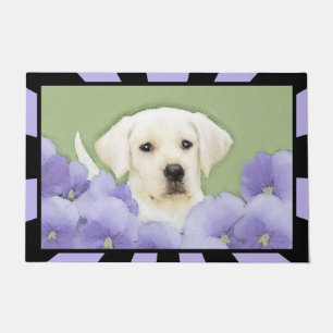Paillasson Peinture originale de Chien par un récupérateur