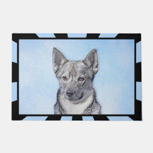Paillasson Peinture Suédoise Vallhund - Cute Original Chien A