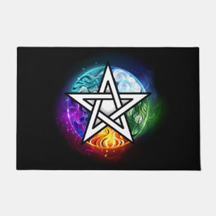 Paillasson pentagramme du Wiccan