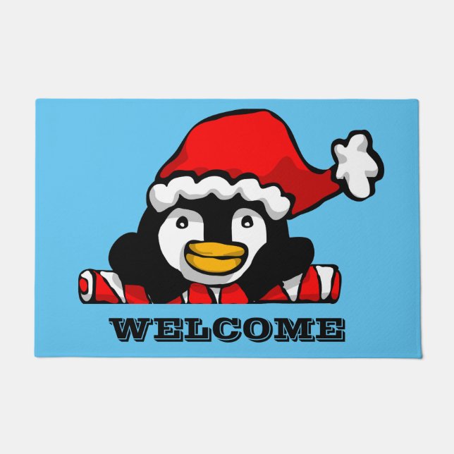 Paillasson Père Noël Penguin (Devant)
