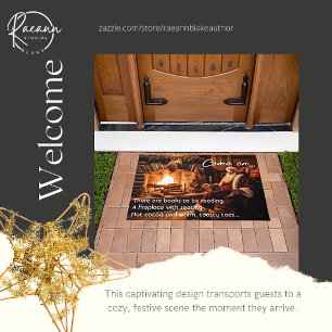 Paillasson Père Noël Reding by Fire Christmas Door Mat