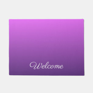 Paillasson Personalisé violet ombre