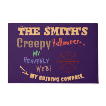 Personnalisé Fun violet Halloween Spider Web