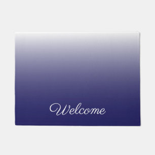 Paillasson Personnalized gradient ombre navy blue