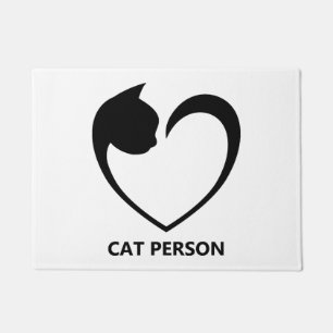 Paillasson Personne Chat Mon Cœur Bat Pour Les Chats