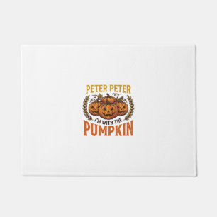 Paillasson Peter Peter Citrouille Design de maillot Halloween