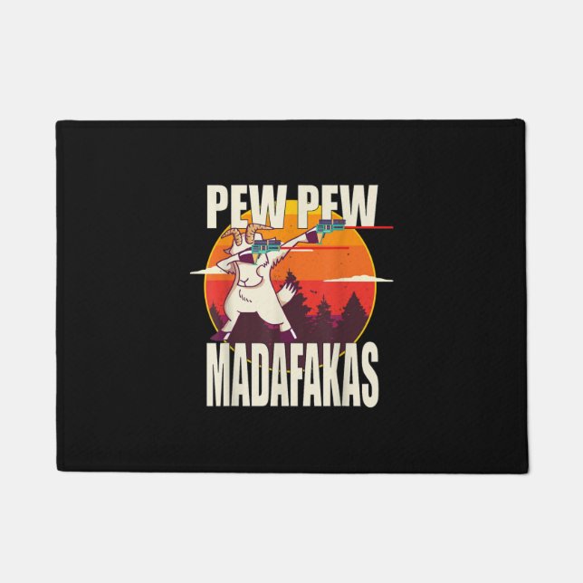 Paillasson Pew Pew Madafakas (Devant)