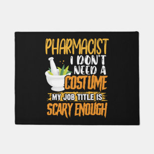 Paillasson Pharmacien Halloween Costume Technicien en pharmac