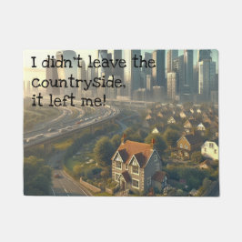 Paillasson Photo d'un mignon chalet avec une ville à proximit