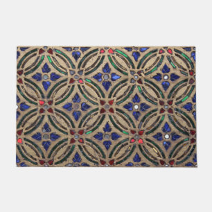 Paillasson Photo en verre Maroc de pierre de motif de tuile