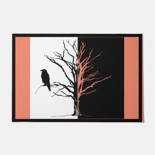 Paillasson Photographie d'oiseau Corbeau ou corbeau