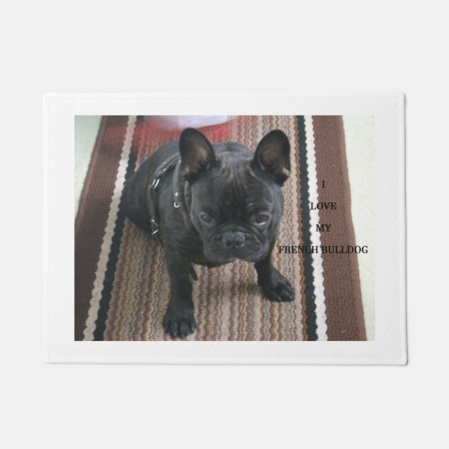 Paillasson PIC de l'amour W de Brindle_French_Bulldog (Devant)