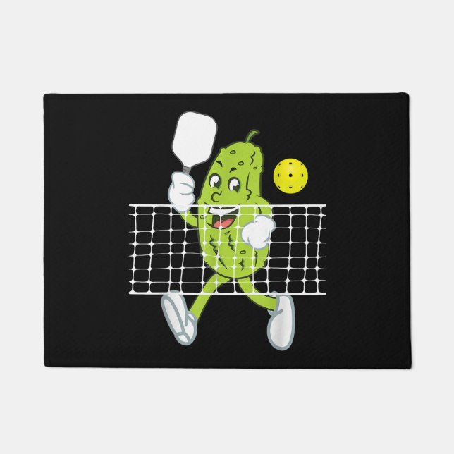 Paillasson Pickleball Jouer - Drôle Pickleball Paddle (Devant)