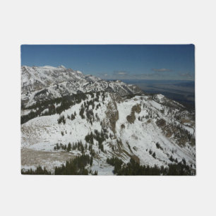 Paillasson Pics neigeux des monts Grand Teton I Photographie