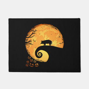 Paillasson Pig Halloween Drôle Femmes Hommes