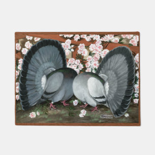 Paillasson Pigeons fantastiques jumelés