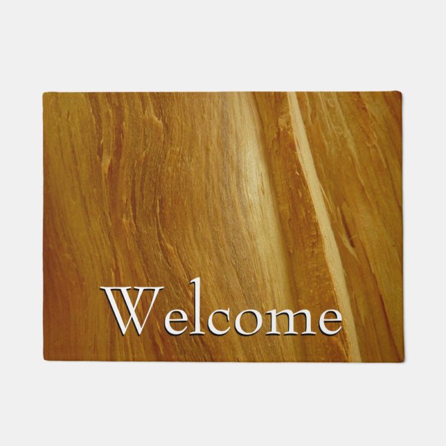 Paillasson Pine Wood II Faux Texture en bois (Devant)