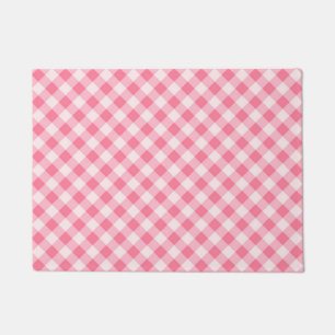 Paillasson Pink À damiers Classy Carré tendance