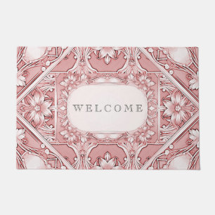 Paillasson Pink Floral Doormat