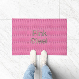 Paillasson Pink Steel grand porte mat