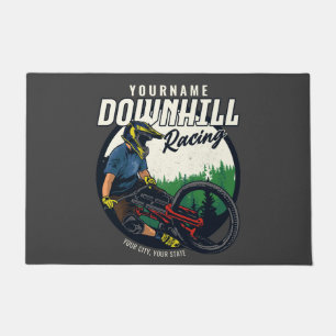 Paillasson Piste VTT de descente personnalisée 