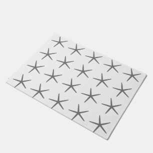 Paillasson Plage côtière de Starfish Gris bleu marine