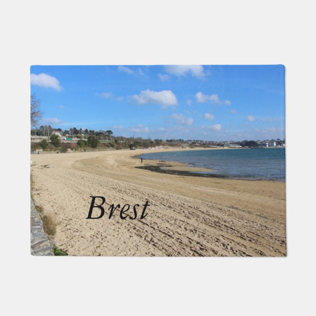 Paillasson Plage du Moulin Blanc à Brest (Devant)