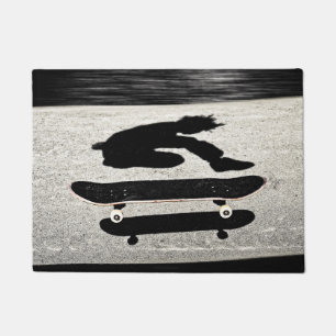 Paillasson planche à roulettes serrée