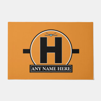 Paillasson Plaque d'atterrissage pour drone personnalisée