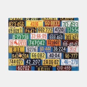 Paillasson Plaques de licence par H. Wilson Smith