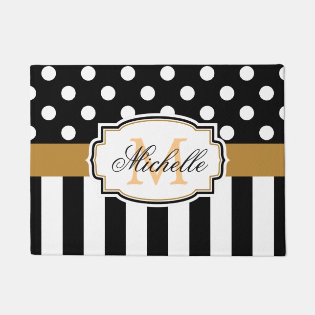 Paillasson Points et rayures (Devant)