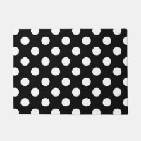 pois blancs en noir