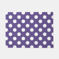 Pois blancs sur ultra violet