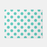 Pois turquoise