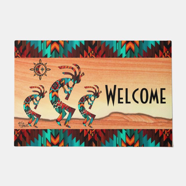 Paillasson Pormat de bienvenue Kokopelli (Devant)