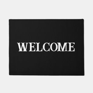 Paillasson Pormat de bienvenue noir