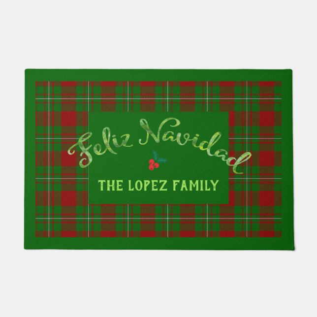 Paillasson Pormat de la famille Feliz Navidad (Devant)