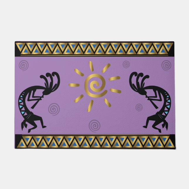 Paillasson Pormat Sud-Ouest Sun Kokopelli (Devant)