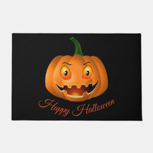 Paillasson Port Citrouille d'Halloween