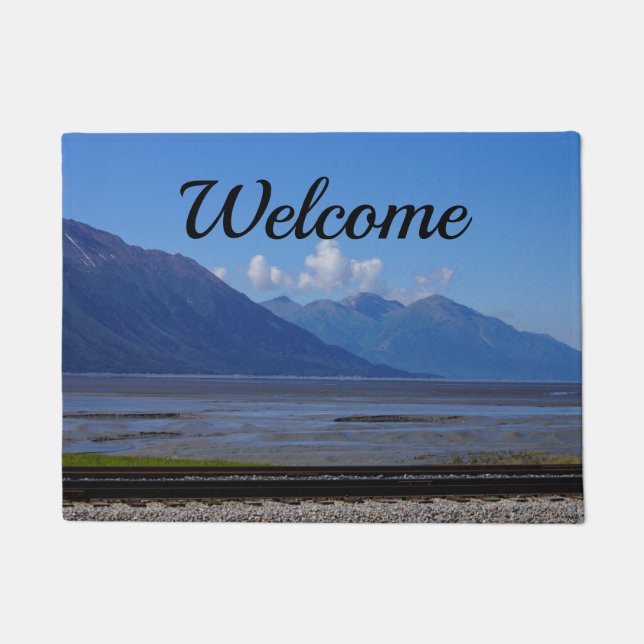 Paillasson Port de bienvenue de beauté de l'Alaska (Devant)