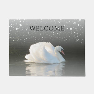 Paillasson Port de bienvenue du cygne d'hiver