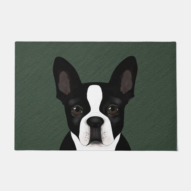 Paillasson Port de Boston Terrier (Devant)