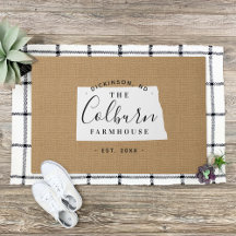 Port de la famille des monogrammes du Dakota du No