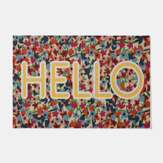 Paillasson Port des fleurs de printemps, Hello Home