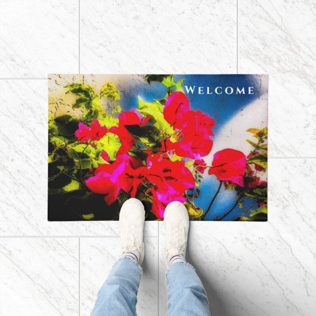 Paillasson Porte à fleurs lumineuses (Intérieur)