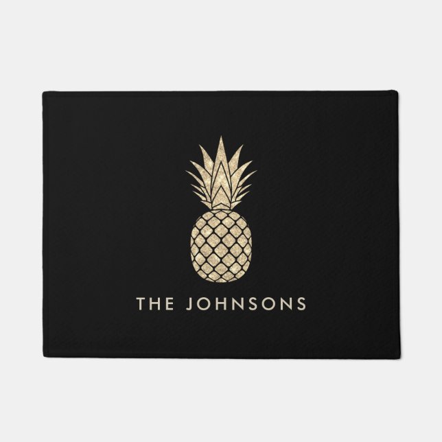Paillasson Porte-ananas Faux Parties scintillant (Devant)
