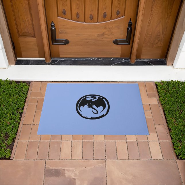 Paillasson Porte bleue Black Dragon (De plein air)